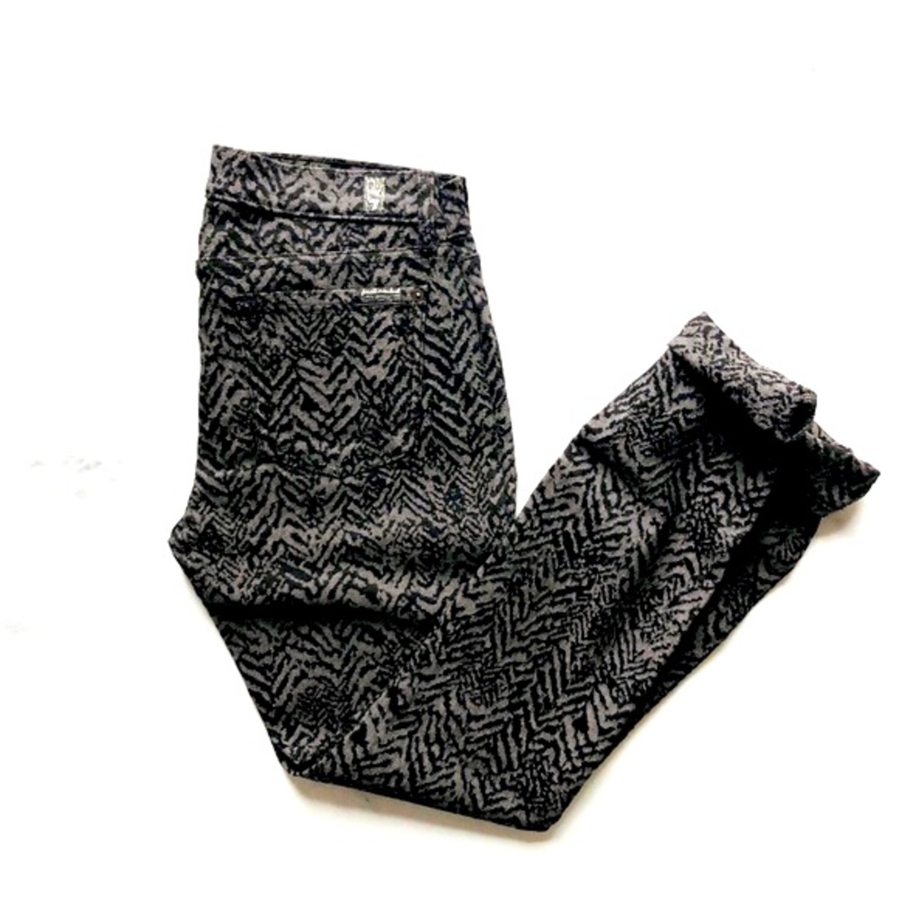 Amazing 7 For Mankind Zebra Print Jeans